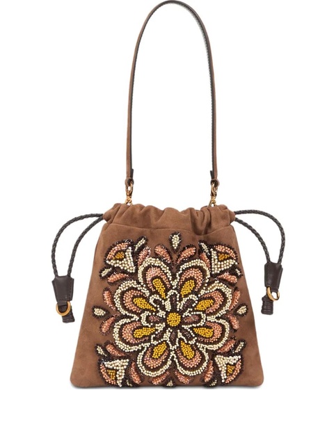 ETRO small beaded-embellished bucket bag - Brown - zdjęcie produktu nr 1