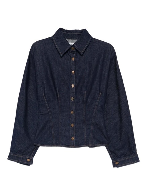 AGOLDE Devon buttoned shirt - Blue - zdjęcie produktu nr 1