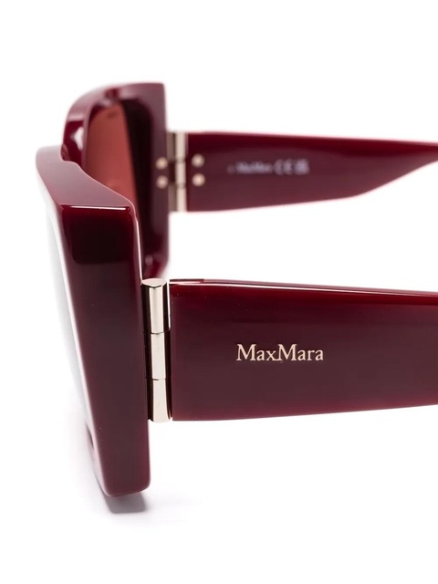 Max Mara Eyewear 131 sunglasses - Red - zdjęcie produktu nr 2