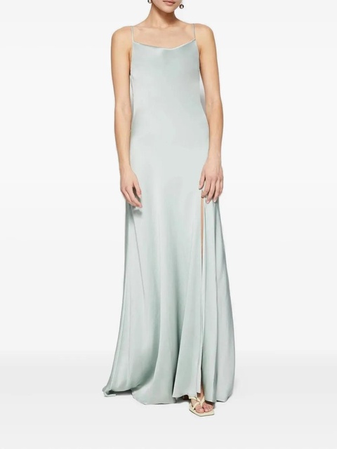 Simkhai Finley cowl-neck satin gown - Green - zdjęcie produktu nr 2