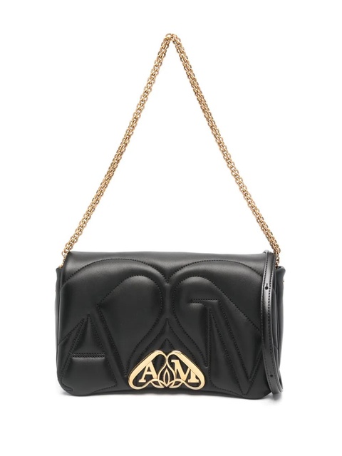 Alexander McQueen small The Seal cross body bag - Black - zdjęcie produktu nr 1