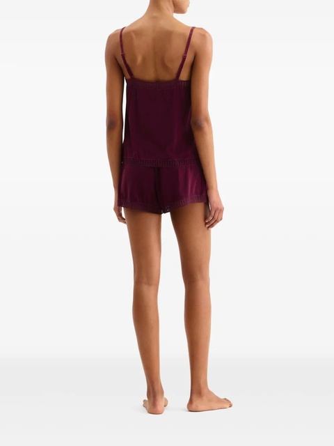 ERES lace-trim shorts - Purple - zdjęcie produktu nr 2