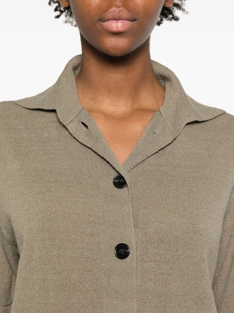 Christopher Esber knitted polo top - Grey - zdjęcie produktu nr 2