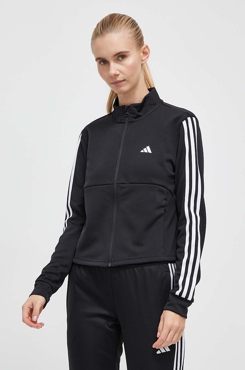 adidas Performance bluza treningowa Training Essentials kolor czarny z aplikacją HZ5615 - zdjęcie produktu nr 1
