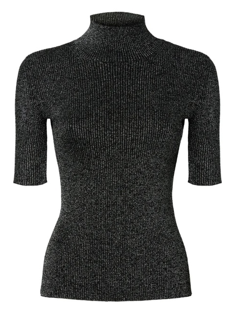 Missoni metallic-effect ribbed-knit top - Black - zdjęcie produktu nr 1