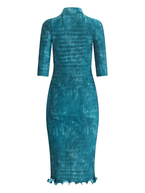 FENDI pleated faded midi dress - Blue - zdjęcie produktu nr 2