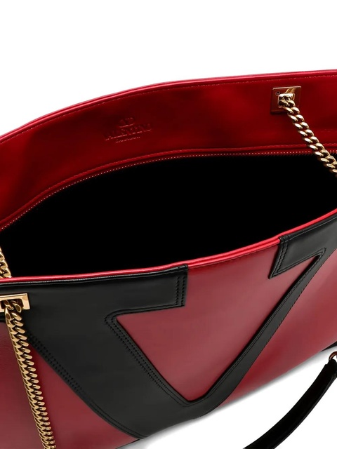 Valentino Garavani medium Viva Superstar nappa-leather tote bag - Red - zdjęcie produktu nr 2