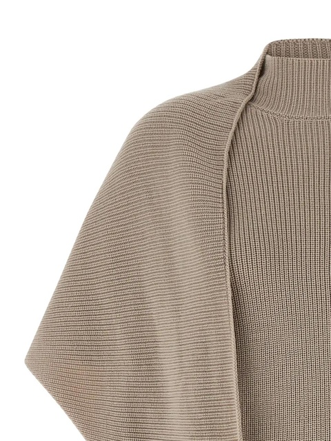 ENTIRE STUDIOS wrap turtleneck sweater - Neutrals - zdjęcie produktu nr 1