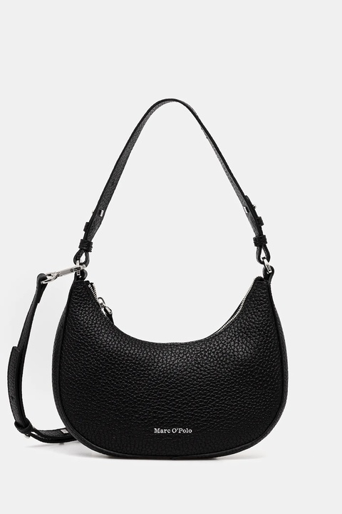 Marc O'Polo torebka skórzana kolor czarny 5000009284 - zdjęcie produktu nr 1