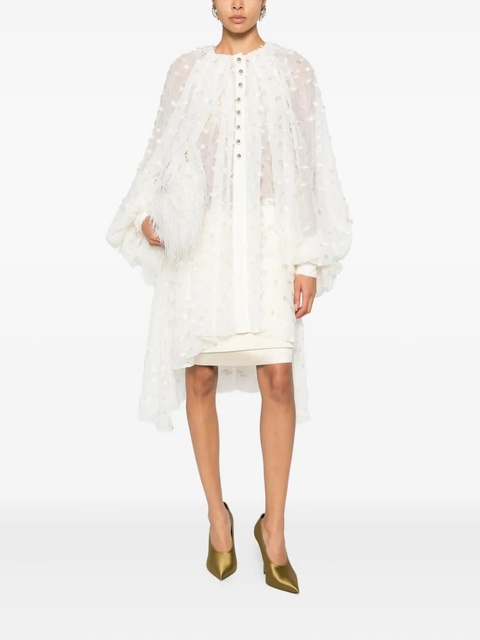 Lanvin button-fastening ruffled blouse - White - zdjęcie produktu nr 2