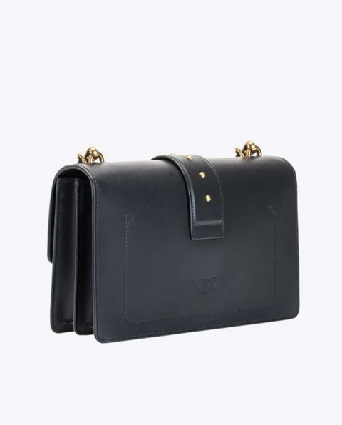 PINKO - Czarna torebka Classic Love Bag Ti Amo - zdjęcie produktu nr 1