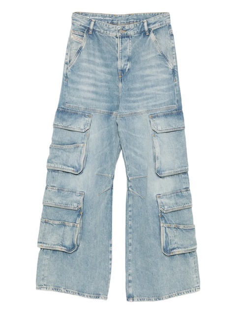 Diesel multi-pocket cargo jeans - Blue - zdjęcie produktu nr 1