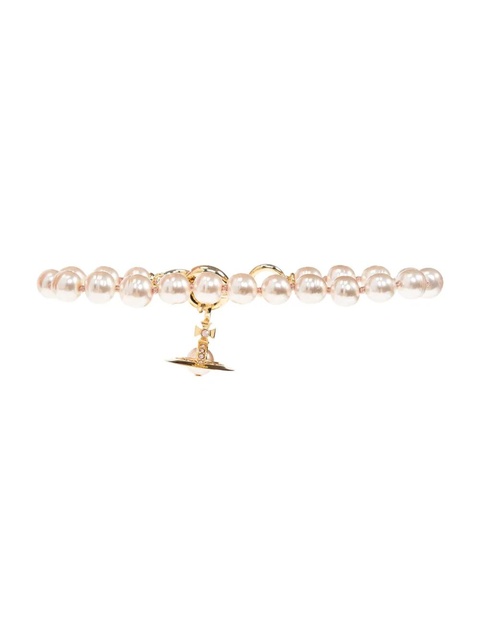 Vivienne Westwood pearl-orb bracelet - White - zdjęcie produktu nr 2