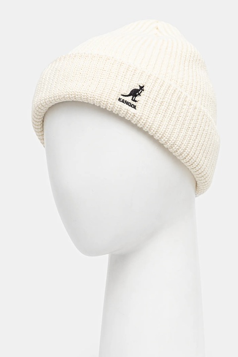 Kangol czapka POMPOM kolor beżowy K3454.NT159 - zdjęcie produktu nr 1