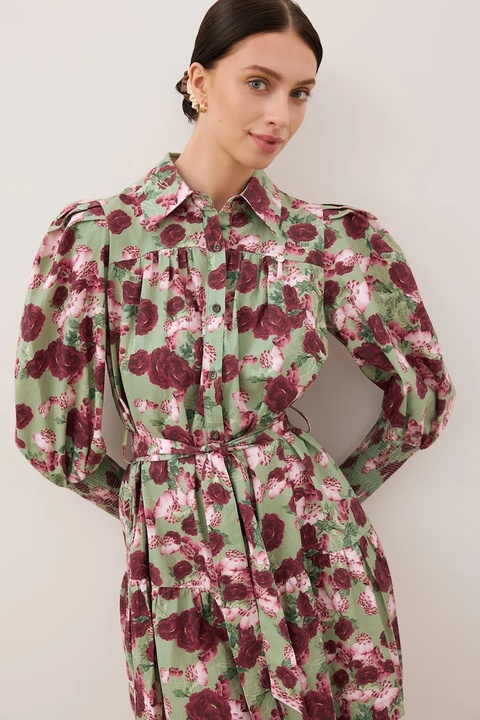 Bizuu sukienka SOREZIA kolor zielony mini rozkloszowana SOREZIA ZIELONY - zdjęcie produktu nr 2