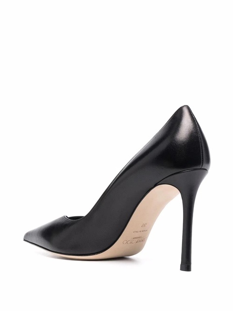 Jimmy Choo Cass leather pumps - Black - zdjęcie produktu nr 2