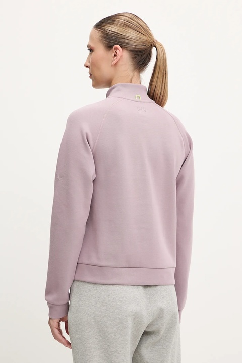 Helly Hansen bluza outdoorowa TECH SWEAT damska kolor różowy gładka 34501 - zdjęcie produktu nr 2
