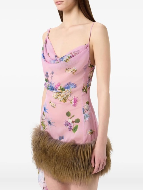 Blumarine floral-print mini dress - Pink - zdjęcie produktu nr 2