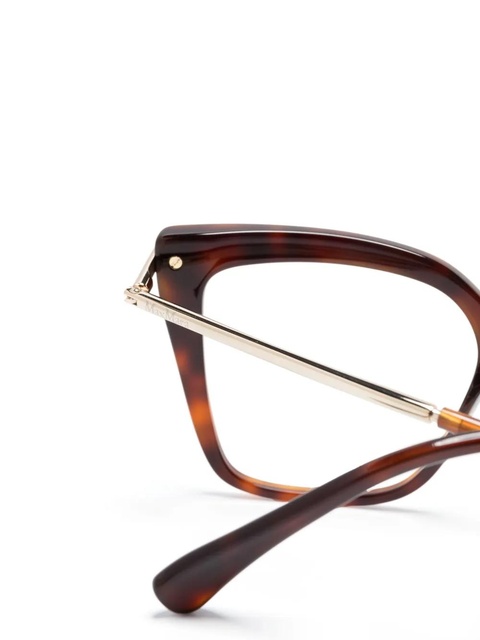 Max Mara Eyewear tortoiseshell cat-eye glasses - Brown - zdjęcie produktu nr 2