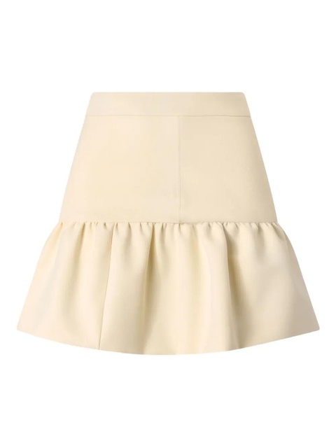 PINKO ruffled mini skirt - White - zdjęcie produktu nr 1