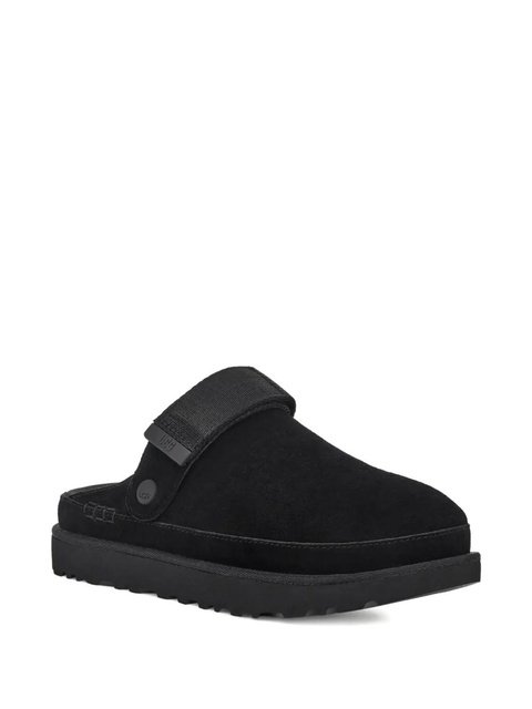 UGG strap-detail suede clogs - Black - zdjęcie produktu nr 2