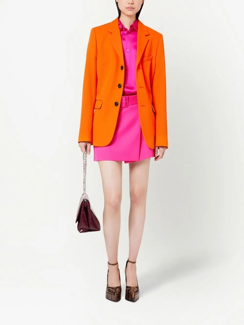 AMI Paris belted midi skirt - Pink - zdjęcie produktu nr 2