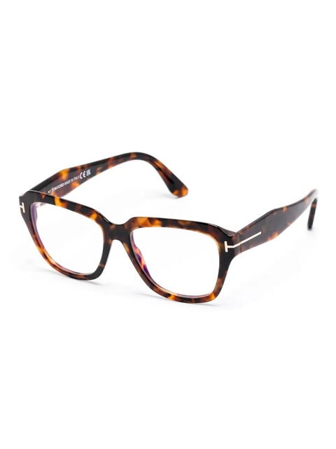 TOM FORD Eyewear oversize-frame glasses - Brown - zdjęcie produktu nr 2