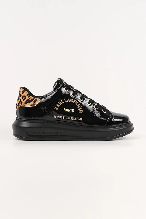 Karl Lagerfeld sneakersy skórzane KAPRI damskie kolor czarny KL62539J - zdjęcie produktu nr 1