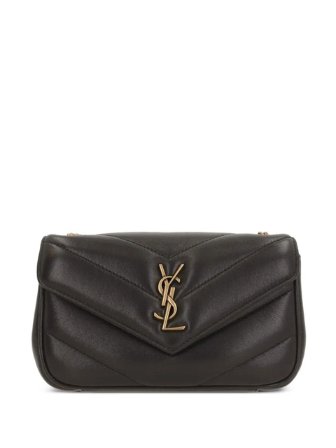 Saint Laurent mini Loulou shoulder bag - Grey - zdjęcie produktu nr 1