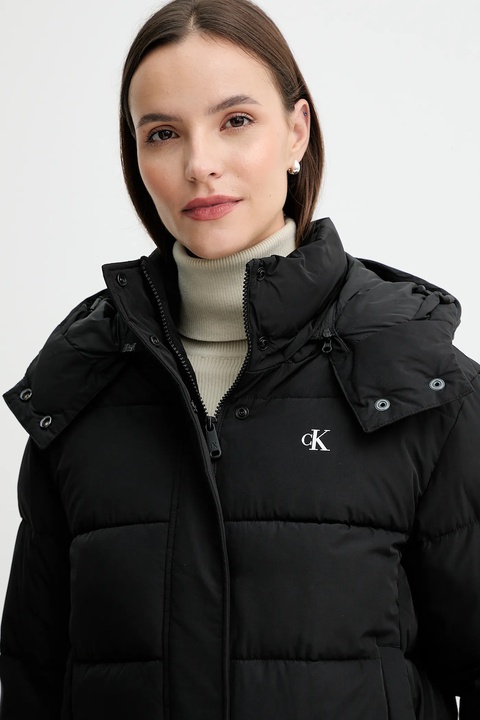 Calvin Klein Jeans kurtka kolor czarny zimowa LV047D513G - zdjęcie produktu nr 2
