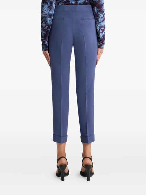 ETRO Cady cigarette cuffed trousers - Blue - zdjęcie produktu nr 2