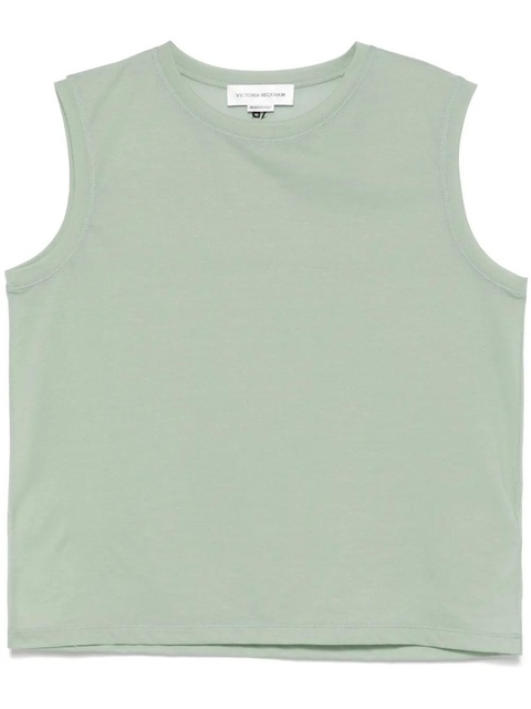 Victoria Beckham mélange tank top - Green - zdjęcie produktu nr 1