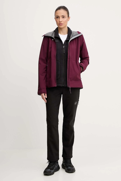 Mammut kurtka outdoorowa Linard Light kolor bordowy 1010-31500 - zdjęcie produktu nr 1