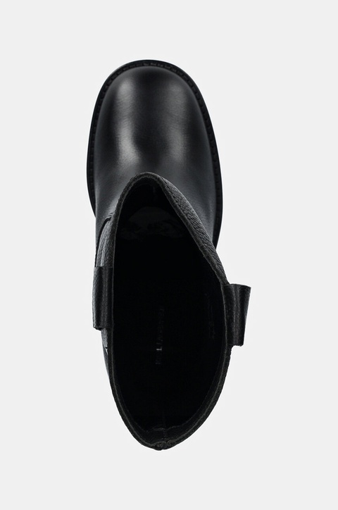 Karl Lagerfeld botki skórzane BROOKLYN damskie kolor czarny na słupku KL41874 - zdjęcie produktu nr 2
