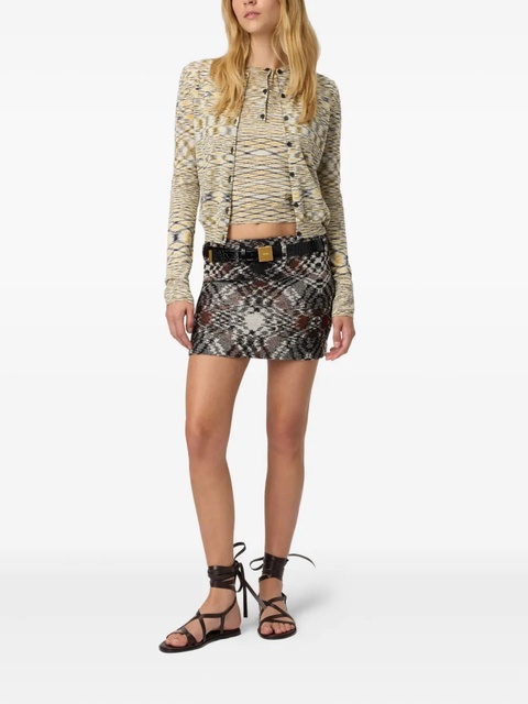Missoni patterned wool-blend cardigan - Yellow - zdjęcie produktu nr 2