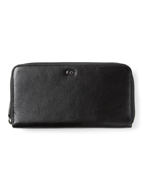 Ferragamo zipped continental wallet - Black - zdjęcie produktu nr 1