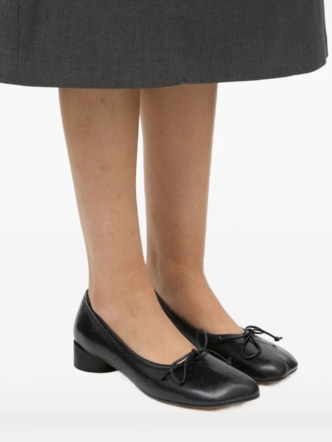 MM6 Maison Margiela tie-detail pumps - Black - zdjęcie produktu nr 2