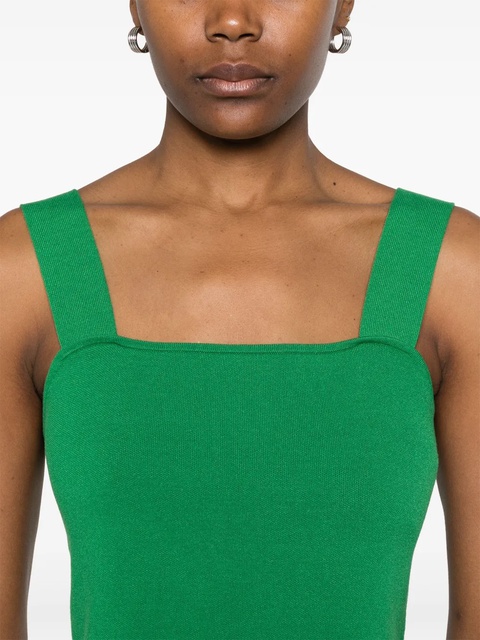 Maje square-neck crop top - Green - zdjęcie produktu nr 2