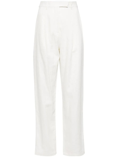 Self-Portrait high-waisted tailored trousers - White - zdjęcie produktu nr 1