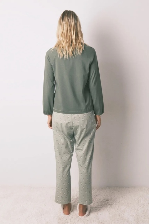women'secret komplet piżamowy bawełniany damska kolor zielony bawełniana 3592466 - zdjęcie produktu nr 2