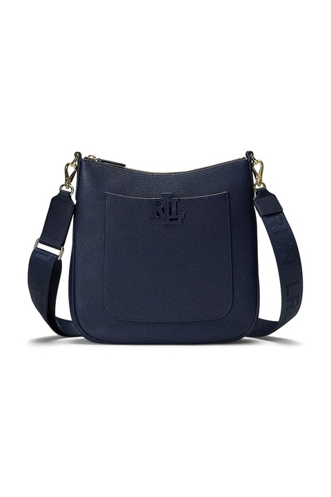 Lauren Ralph Lauren torebka skórzana kolor granatowy 431970152 - zdjęcie produktu nr 1