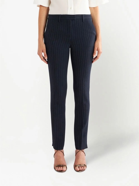 ETRO pinstripe tailored trousers - Black - zdjęcie produktu nr 2