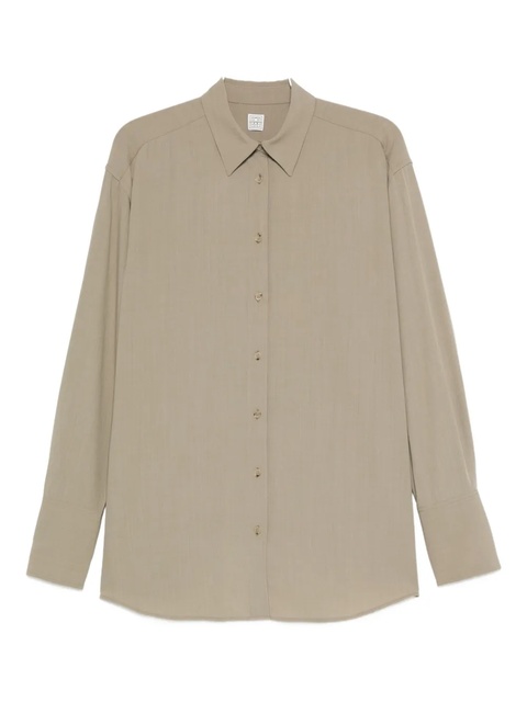 TOTEME Classic Tuxedo button-down shirt - Neutrals - zdjęcie produktu nr 1