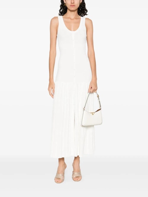 SANDRO knitted midi dress - White - zdjęcie produktu nr 2