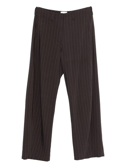Magda Butrym pinstripe pants - Brown - zdjęcie produktu nr 1