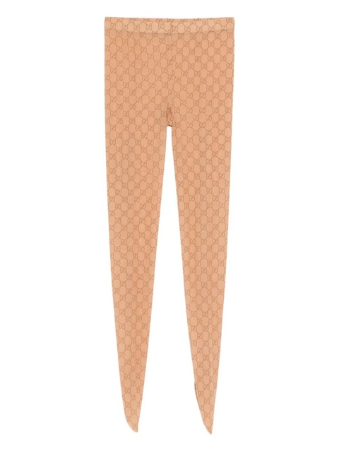 Gucci logo-print tights - Neutrals - zdjęcie produktu nr 1