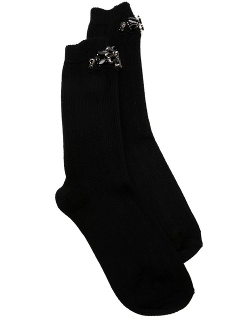 Simone Rocha Embellished socks - Black - zdjęcie produktu nr 1