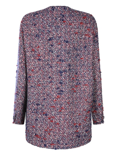 Gucci button-fastening bouclé jacket - Blue - zdjęcie produktu nr 2