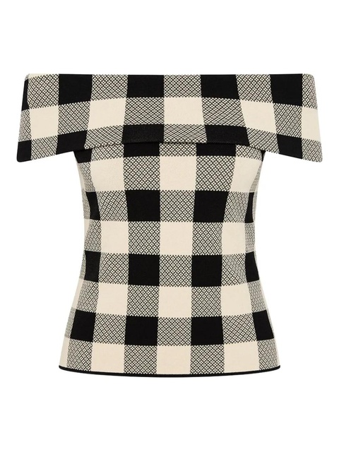 Posse plaid blouse - Black - zdjęcie produktu nr 2