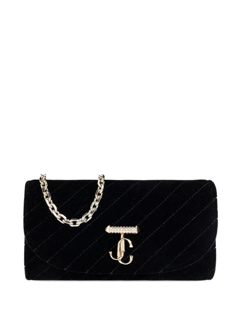 Jimmy Choo logo-detail clutch bag - Black - zdjęcie produktu nr 1